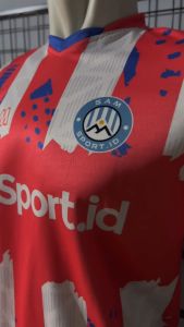 Baju Jersey Custom Sepak Bola Futsal Badminton Gratis Pasang Nama Nomor Punggung dan Logo SSBW45