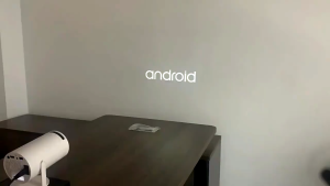 รองรับการแชร์หน้าจอโทรศัพท์มือถือ โปรเจคเตอร์ 4k มินิโปรเจคเตอร์ HY300 โปรเจคเตอร์ดู WiFi 1920*1080P HD