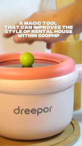 Dreepor Periuk Nasi Mini Periuk Masak 2L Elektrik Kecil Pelbagai Fungsi Periuk Tidak Melekat Frying Pan Steamer Pengukus