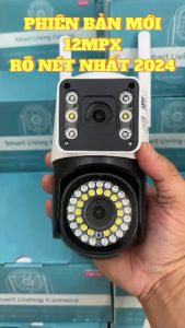 Camera YOOSEE PTZ 2 Mắt Mẫu Mới PRO 15.0MPX Xoay 360 Độ- Xem 2 Vị Trí Khác Nhau Trên 1 Camera- Đàm Thoại 2 Chiều- Báo Động Chống