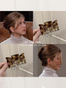 Small Double-toothed Pigtail Clip Rachelle Torte Color Shark Clip Stylish Hair Holder for Women Beauty Decorations Party Use