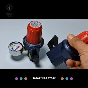 PAKET REGULATOR WINN GAS KHUSUS TEKANAN TINGGI SET SELANG GASCOMP 3 LAPIS 500 PSI FREE KLEM KUPING