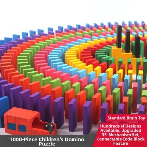 Intellectual Competitive Use Domino Set 1000 Pieces