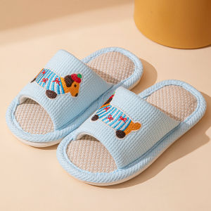 Dép Vải Lanh Cotton Mùa Thu Cho Trẻ Em Dép Đi Trong Nhà Chống Trượt Dép Vải Nghệ Thuật Dùng Trong Gia Đình Bàn Chân Thoải Mái