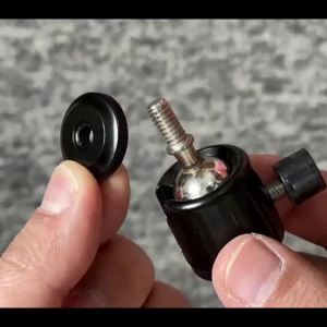 5 Pack Thumb Nuts 1/4-20 Female Screw Knob Knurled Wheel Lock Nut Mount Adapter Spacer for Flash Stand Tripod Camera Rig DSLR