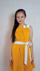 ZEIA TRINA KIDS DRESS SIMPLE AND ELEGANT FOR AGES 8 TO 13 YEARS OLD