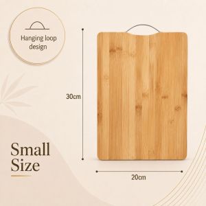 Personalized Bamboo Chopping Board Custom Name Engraved Wooden Cutting Board with Stainless Steel Handle Gift | CONY