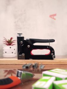 3 in 1 nail gun stapler upholstery staple gun heavy duty home decor carpentry tools 1000pcs Nails 家具订窗机