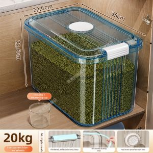 MEIZHUFU | Moisture Proof and Insect Repellent Food Storage Container