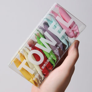 7/28pcs Disposable Washcloth Portable Travel Towel Thickened One-time Compressed Face Cleansing Beauty Square Towel