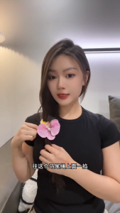 Butterfly Flower Hair Pin 🎀 蝴蝶兰花朵发夹 Klip Rambut Gaya Manis Jepit Depan Comel Gaya Korea Cute Headdress Woman Fashion