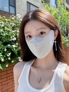 UV Protection Sun Mask for Driving Breathable Icy Silk