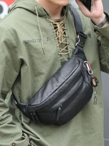 WANYE | First Layer Leather Chest Bag