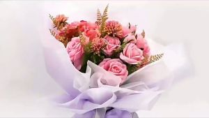 20 LEMBAR Kertas Flower Wrapping Cellophane Kertas Buket Bunga Bouquet 6076