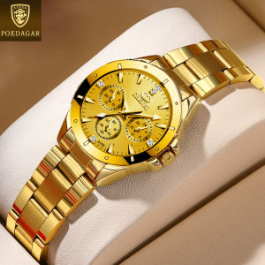 CHENXI gold watch for women korean style waterproof original luxury elegant stainless steel diamond multifunctional watch