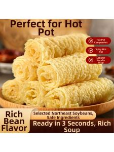 Fried Golden Thin Bean Curd Roll Dried Ingredients