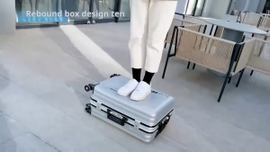 Boldedge Aluminum Luggage ABS+PC material 20/24inch high-capacity travel luggage bag maleta Suitcase