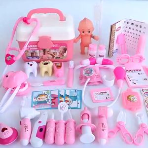 73PCS ChildrenS Medical Equipment Toy Box Medical Box Doctor Play House Doctor Toys Combination Set
