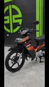 STRIPING STICKER LIS LES POLET yamaha jupiter z hitam full 2009 2010 stiker list body standar berkualitas termurah Mahkota Stiker