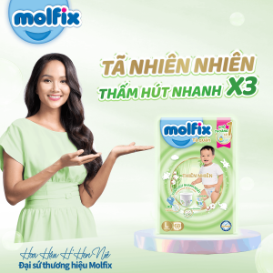 [QUÀ TẶNG GIỚI HẠN – ĐƠN 299K/799K] Tã Quần Thiên Nhiên Molfix Natural Super Jumbo M56/L52/XL46/XXL42/XXXL28