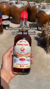 Chai 1 lít nước mắm nhỉ cá linh Thượng Nguồn