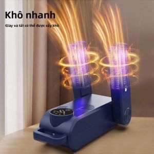 Máy Sấy Giày Điện Có Khử Trùng Bằng Tia UV Có Thể Gập Lại Nhanh Khô Máy Sấy Giày Mút Khử Mùi Boot Máy Sấy Loại Bỏ Mùi Hôi