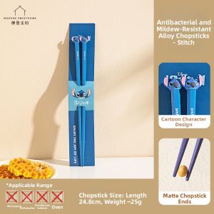 MODERN SWEETHOME | Antibacterial and Mildew Resistant Alloy Chopsticks
