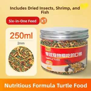 MONLEYTA | Universal Turtle Feed For Small Turtles Brazilian Turtles Grass Turtles Pellet Type Special Food Grain Dried Shrimp
