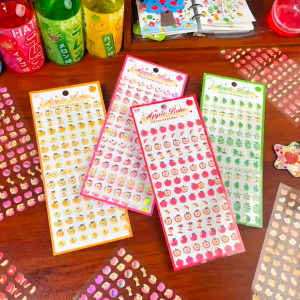INS Apple Bobo Series Mini Deco Stickers DIY Decorations Journal Scrapbooking Guka Goo Cards Labels