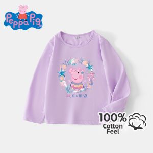 Peppa Pig | Cute Peppa Spring Autumn Pure Cotton Girls Tee
