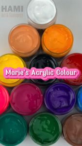 Màu Acrylic Maries dạng hủ 100ml - P1