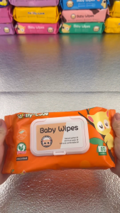Extra Thick Unscented Baby Wipes 80 Sheets Pearl Stripe Wet Wipes for Baby Alcohol-Free | Family-Love