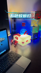 🌟เตรียมการส่งมอบ🌟 Minecraft ของเล่นมายคราฟ โคมไฟมายคราฟ ไฟกลางคืนตั้งโต๊ะ ไฟLEDเปลี่ยนสีได้ ใหม่ล่าสุด