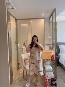 Daster Wanita Lengan Pendek Banyak Varian Motif Kartun Baju Tidur Dewasa/ Baju Tidur Santai Wanita Premium