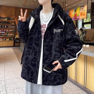 YISHIFANHUA | Hooded Printed Comfortable Stylish Jacket