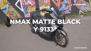 Diton Premium Y9133 NMAX Matte Black Doff Y 9133 Yamaha Colors Motorcycle Spray Paint 400ml