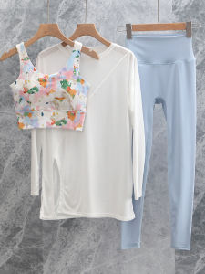 Womens Yoga Fitness Sports Wear Set Fashionable High End Professional Running Pilates Outfit Breathable Quick Dry Ultra Elastic