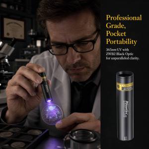 Mini 365nm UV Blacklight Flashlight Usb Rechargeable Led Torch Cat Dog Pets Urine Tinea Money Ore Scorpion Detection Nail Light
