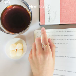 Her Lab Jewelry | Emerald Womens Fashion Ring Adjustable Size 14K Gold-plated Gemstone Ring Exquisite Jade Stackable Hand Jewelry Korean Style Simple Womens Jewelry Personalized Gold Chain Ring