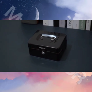 FAST DELIVERY Brankas Mini Kotak Penyimpanan Uang Dokumen Tahan Lama dan Api Cashbox with Key Lock