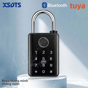 Khóa Điện Tử Bluetooth Tuya XSDTS Tích Hợp Thẻ RFID Chống Nước Dùng Cho Tủ Túi Xách Hành Lý - Mở Khóa Bằng Mật Khẩu