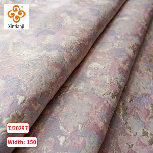 Pink Gold Embossed Fabric for Women's Clothing Sewing Dresses & Decorative Curtains Jacquard Fabrics By Meter TJ20297