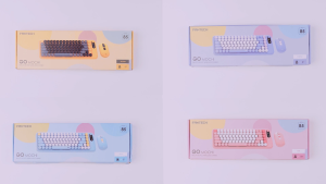 Fantech GO MOCHI 85 WK898 | WK-898 Keyboard Mouse Combo Set Wireless Bluetooth Multi-Device