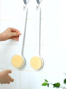 Long Handle Bristle Bath Brush Back Scrubber Bath Body Brush Scrub Shower Soft