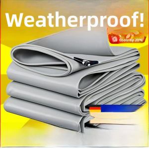 MONLEYTA | Thickened Waterproof Rainproof Sunshade Heat Insulation Tent Oil Canvas Tarpaulin Sun Protection Shelter Fabric Outdoor Use