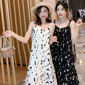 Summer 2025 plus Size Womens Midi Dress Black Floral Print Silk Blend Strapless Beach Vacation Vest Dress Bodycon Style