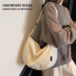 2025 New Crescent Easiest for Match Casual Crossbody Bag Work Commuting Tote Fashion Large Capacity Shoulder Bag for Women