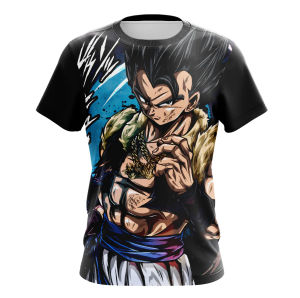 Bandai | Dragon Ball Shenlong 3D In Hình Nam Thể Thao Áo Thun Thoáng Khí Nhanh Khô Kích Thước Lớn Tay Ngắn Cổ Chữ V Polyester Hàng Đầu