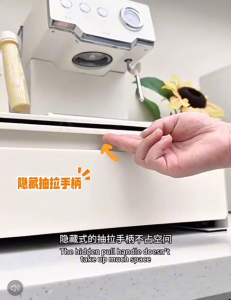 ❣️SPACEIDEAS❣️ Metal Coffee Machine Holder Printer Stand Printer Holder Microwave Oven Holder Oven Stand Oven Rack Rice Cooker Stand Rack Air Fryer Holder Coffee Machine Holder Coffee Machine Stands Metal Drawer Coffee Capsule Storage Drawer Kitchen Rack