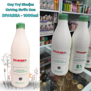 Oxy Trợ Nhuộm Hương Nước Hoa DIVASEA - 1000ml Dịu Nhẹ Không Rát Da Đầu Chính hãng.